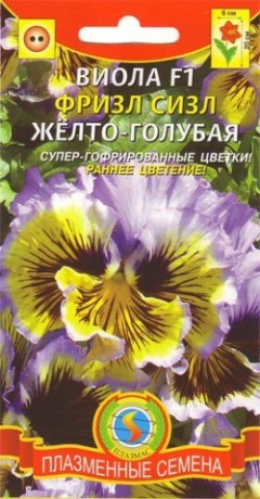 Виола Фриззл сиззл желто-голубая F1 (плазмас) 5 шт