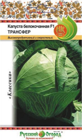 Капуста б/к Трансфер F1 (нк) 0,25гр