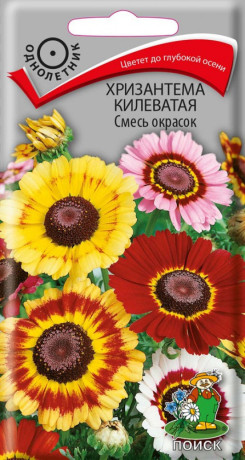 Хризантема килеватая Смесь окрасок (поиск) 0,3гр