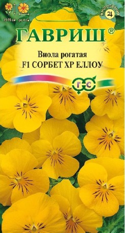 Виола рогатая Сорбет ХР Еллоу F1 (г) 4шт