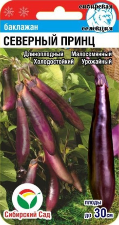Баклажан Северный принц (сс) 20шт