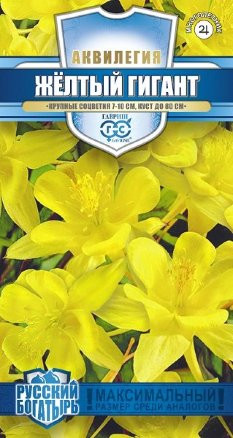 Аквилегия Желтый Гигант (гавриш) 0,05 гр